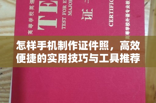 全国怎样手机制作证件照，高效便捷的实用技巧与工具推荐