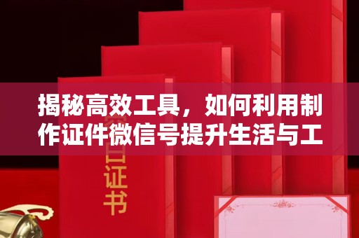 全国揭秘高效工具，如何利用制作证件微信号提升生活与工作效率